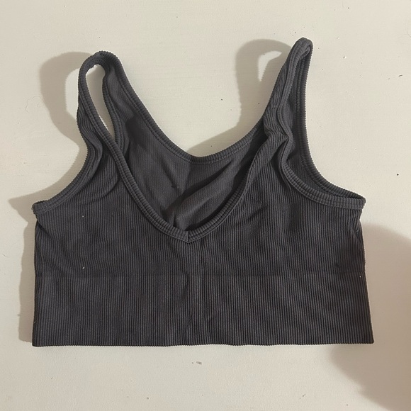 Ribbed Sport Bra/Lounge Top - Picture 1 of 3